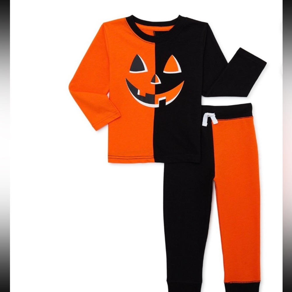 NWT Halloween Way to Celebrate! Toddler Long-Sleeve Shirt & Jogger Set 3T